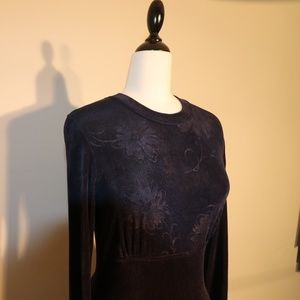 Midnight Blue, Vintage / Boho Chic Maxi Dress